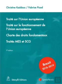 Bertrand.pt - Traite Sur L'Union Europeenne - Traite Sur Le Fonctionnement De L'Ue
