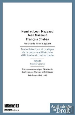 Bertrand.pt - Traité Théorique Et Pratique De La Responsabilité Civile Délictuelle Et Contractuelle Tome 3 ; Premier Volume