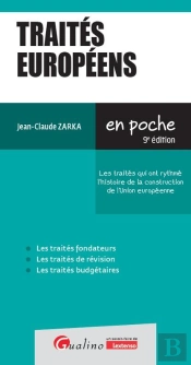 Traités Européens : Les Traités Qui Ont Rythmé L'Histoire De La Construction De L'Union Européenne (9e Édition)