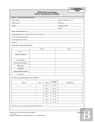 Transdisciplinary Play-Based Assessment And Intervention (Tpba/I 2) Child And Program Summary Forms