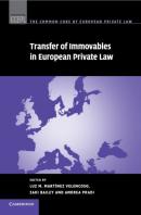 Transfer Of Immovables In European Private Law
