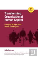 Transforming Organisational Human Capital - Emerging Stronger From The Gfc And Beyond - 3rd Edition