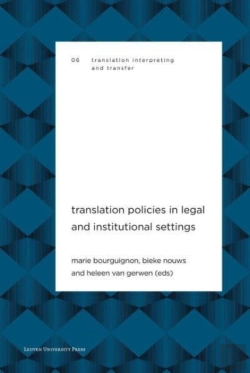 Bertrand.pt - Translation Policies In Legal And Institutional Settings