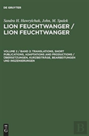 Translations, Short Publications, Adaptations And Productions
