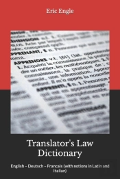 Translator'S Law Dictionary: English - D