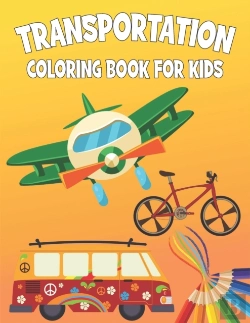 Bertrand.pt - Transportation Coloring Book For Kids