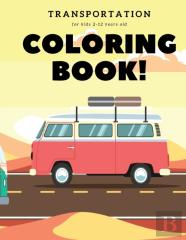 Transportation Coloring Book