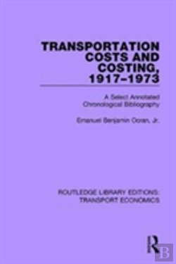 Bertrand.pt - Transportation Costs And Costing, 1917-1973