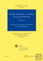 Tratado De Derecho Y Pol¡Ticas De La Unión Europea (Tomo Iv) - Las Fuentes Y Principios Del Derecho