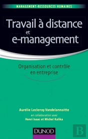 Travail À Distance Et Management ; Organisation Et Contrôle