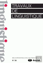 Travaux De Linguistique (Édition 2008)