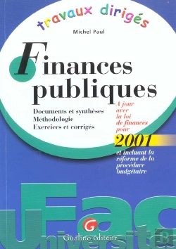 Bertrand.pt - Travaux Diriges De Finances Publiques