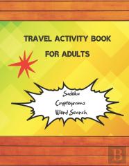 Travel Activity Book For Adults