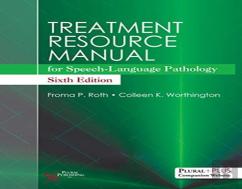 Treatment Resource Manual For Speech-Language Pathology