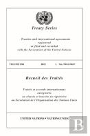 Treaty Series 2904 (English/French Edition)