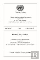 Treaty Series 2910 (English/French Edition)