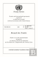 Treaty Series 2921 (English/French Edition)