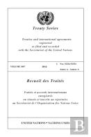 Treaty Series 3007 (English/French Edition)