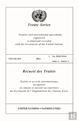 Bertrand.pt - Treaty Series 3012 (English/French Edition)