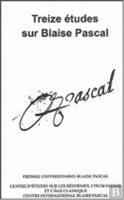 Bertrand.pt - Treize Études Sur Blaise Pascal