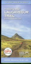 Trekking Map: Iceland'S Laugavegur & Fimmvorduhals Trail