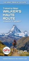 Trekking Map: Walker'S Haute Route: Chamonix To Zermatt