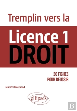 Bertrand.pt - Tremplin Vers La Licence 1 Droit : 20 Fiches Pour Réussir