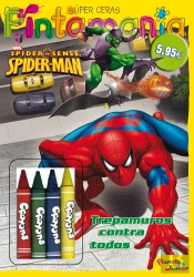 Trepamuros Contra Todos ('Spiderman. Pintamania Super Ceras')(+3 Años)