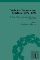 Trials For Treason And Sedition, 1792-1794