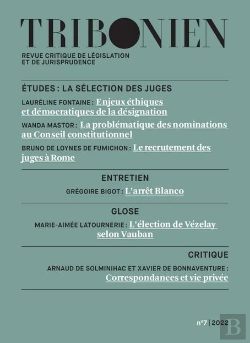 Bertrand.pt - Tribonien Revue Critique De Legislation Et De Jurisprudence N 7 - Vol07