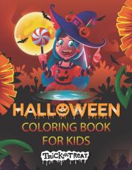 Trick Or Treat Halloween Coloring Book For Kids