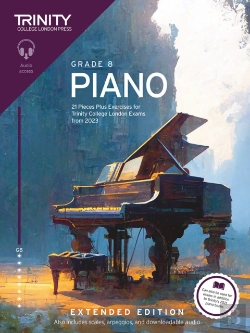 Bertrand.pt - Trinity College London Piano Exam Pieces Plus Exercises From 2023: Grade 8: Extended Edition