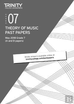 Bertrand.pt - Trinity College London Theory Of Music Past Papers (May 2018) Grade 7