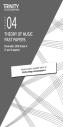 Trinity College London Theory Of Music Past Papers (Nov 2018) Grade 4
