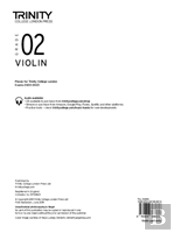 Trinity College London Violin Exam Pieces From 2020: Grade 2 (Part Only)