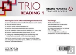 Bertrand.pt - Trio Reading: Level 1: Online Practice Teacher Access Card