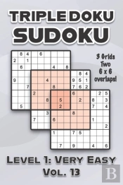 Triple Doku Sudoku 3 Grids Two 6 X 6 Overlaps Level 1