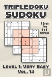 Triple Doku Sudoku 3 Grids Two 6 X 6 Overlaps Level 1