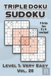 Triple Doku Sudoku 3 Grids Two 6 X 6 Overlaps Level 1