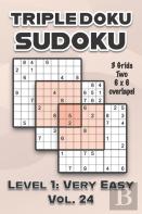 Triple Doku Sudoku 3 Grids Two 6 X 6 Overlaps Level 1