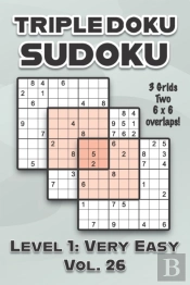 Triple Doku Sudoku 3 Grids Two 6 X 6 Overlaps Level 1