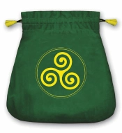 Triskel Celta - Bolsa para Tarot (Veludo)