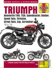 Triumph Bonneville T100, T120, Speedmaster, Bobber, Speed Twin, Thruxton, Street Twin, Cup, Scrambler (16 To 19)