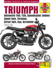 Triumph Bonneville T100, T120, Speedmaster, Bobber, Speed Twin, Thruxton, Street Twin, Cup, Scrambler (16 To 19)