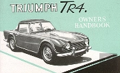 Triumph Owners' Handbook: Tr4