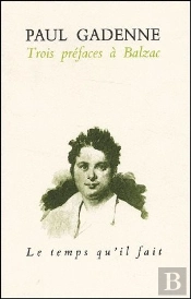 Trois Préfaces À Balzac