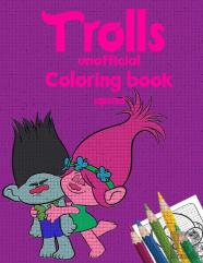 Trolls Unofficial Square Coloring Book