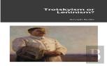 Trotskyism Or Leninism?