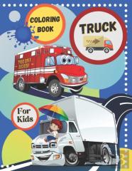 Truck Coloring Book For Kids