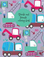 Trucks And Friends Coloring Book